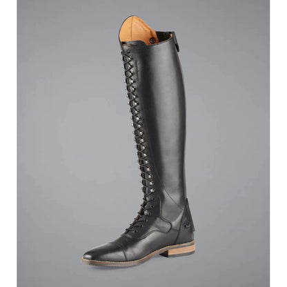 Maurizia Ladies Lace Front Tall Leather Riding Boots