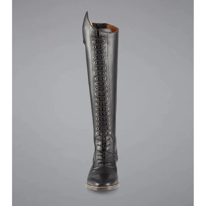 Maurizia Ladies Lace Front Tall Leather Riding Boots