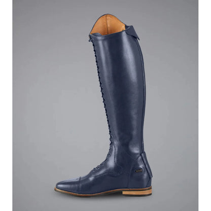 Maurizia Ladies Lace Front Tall Leather Riding Boots