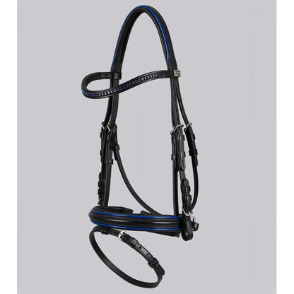 Mineo Pony Snaffle Bridle Black (No reins)