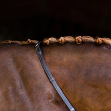 Load image into Gallery viewer, Padded Nappa Leather Reins (Flat)