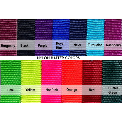 Custom Embroidered Nylon Super Halter