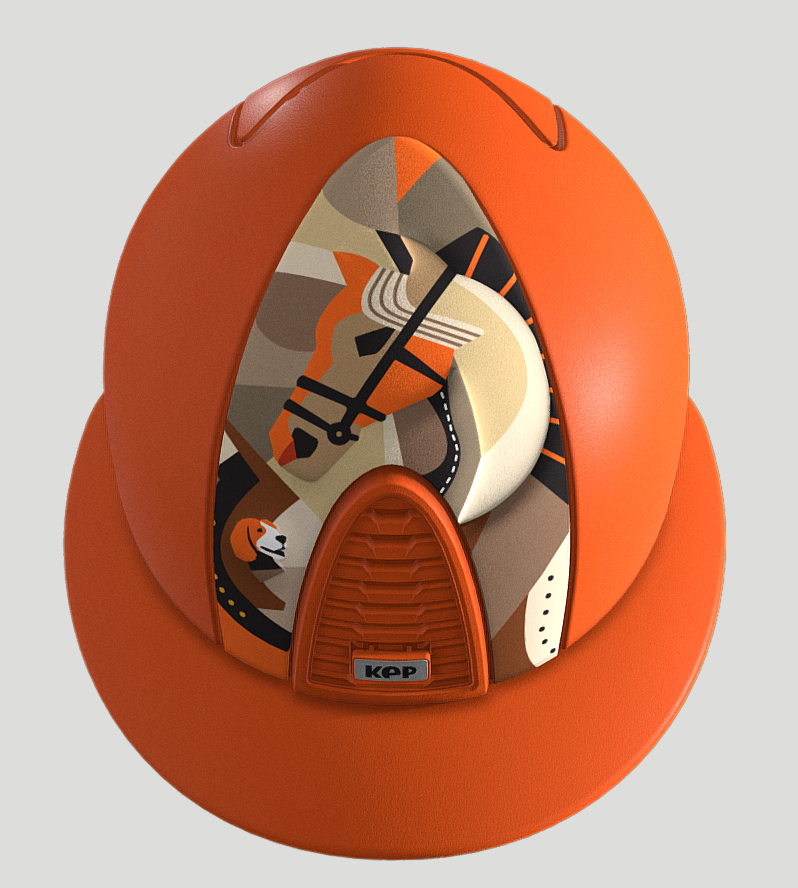 Cromo 2.0 Helmet Orange Pegasus