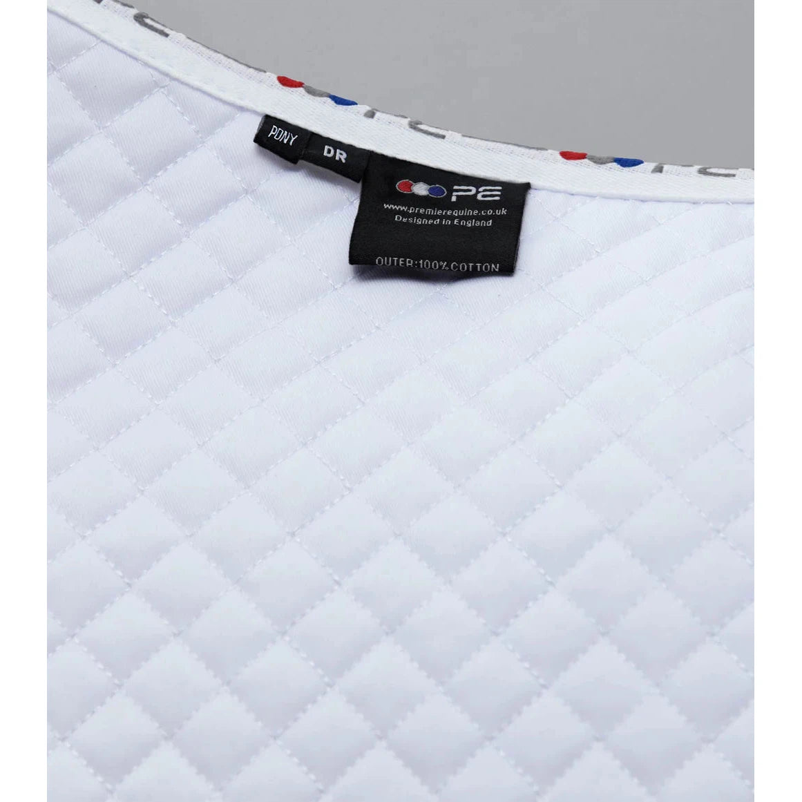 Pony Plain Cotton Dressage Square