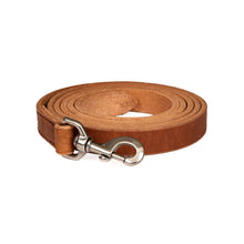 Load image into Gallery viewer, Ranch Leather Lead with stainless steel snap