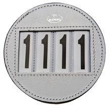 Load image into Gallery viewer, Round Leather Bridle Number Holders (Pair)