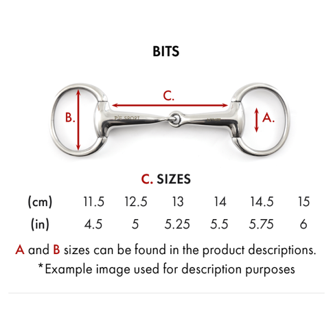 Curved Mouth Eggbutt Snaffle