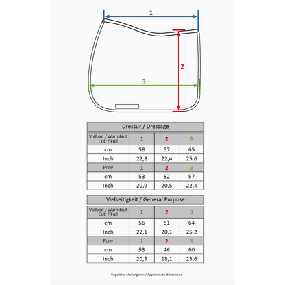 Lavender Bay Saddle Cloth - Dressage Full Size