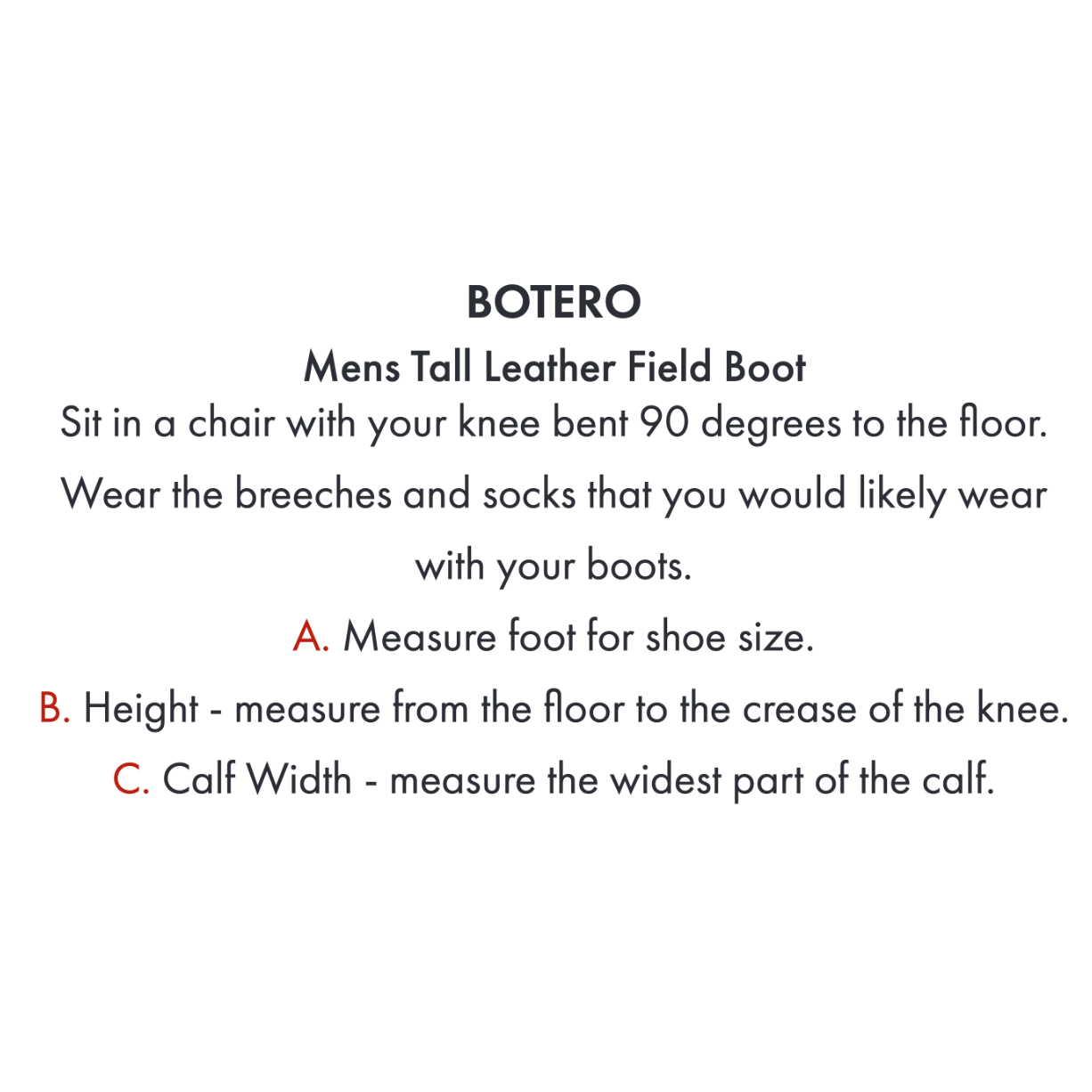 Botero Men's Tall Leather Field Boot