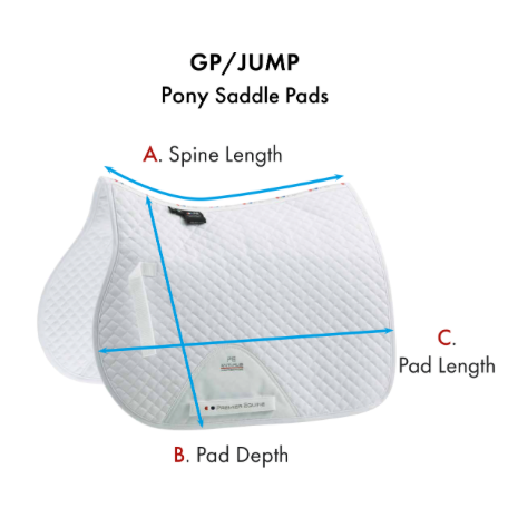 My Pony Jack Cotton GP/Jump Glitter Saddle Pad - Pony Size