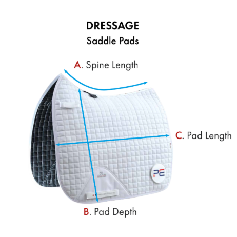 Close Contact Cotton Dressage Saddle Pad