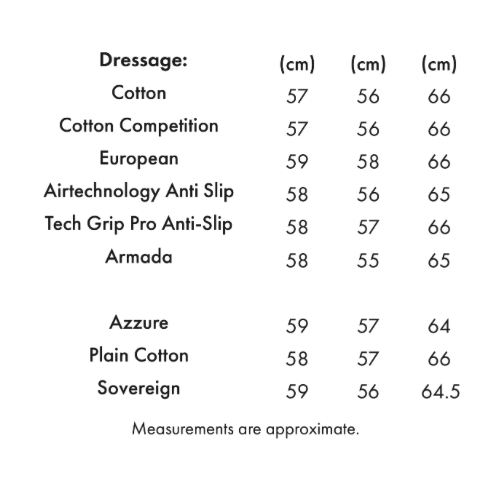 Close Contact Cotton Dressage Saddle Pad