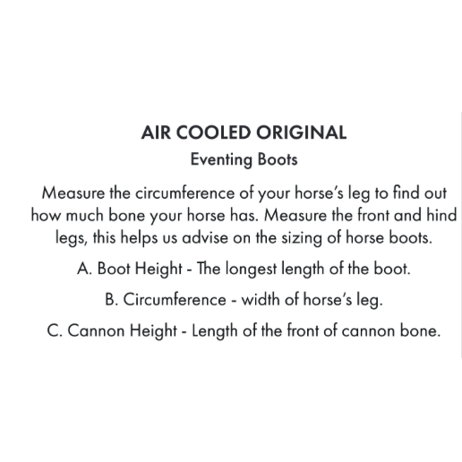 Air Cooled Original Eventing Boots - Front