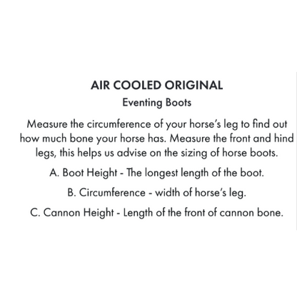 Air Cooled Original Eventing Boots - Front