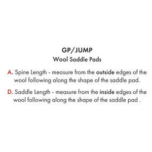 Close Contact Merino Wool European Saddle Pad - GP/Jump Square
