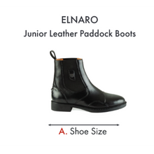 Load image into Gallery viewer, Elnaro Junior Leather Paddock Boot