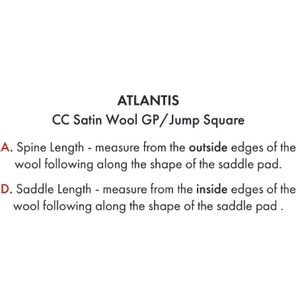 Atlantis Close Contact Satin Wool GP/Jump Square