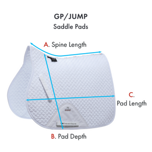 Close Contact European Cotton Saddle Pad - GP/Jump Square