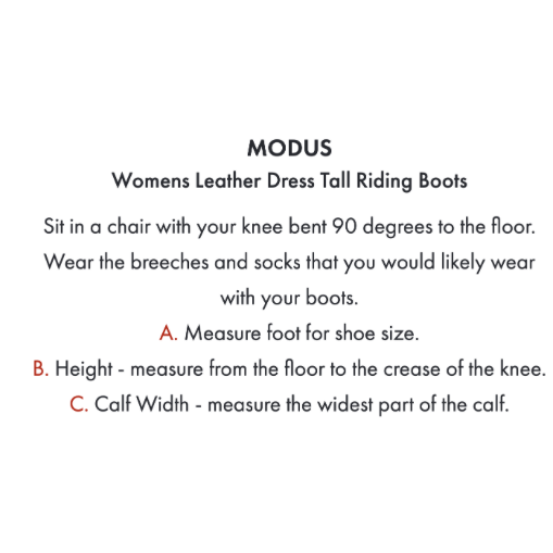 Modus Women's Leather Field Tall Riding Boots