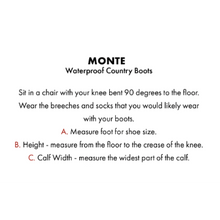 Load image into Gallery viewer, Monte Waterproof Country Boot