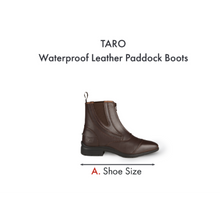 Load image into Gallery viewer, Taro Waterproof Leather Paddock Boot