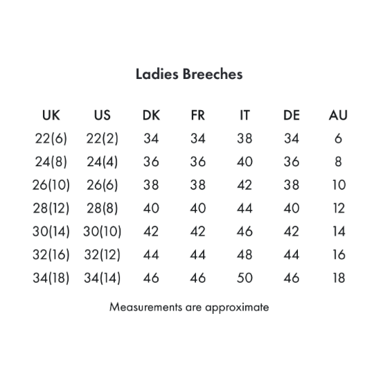 Ofena Womens Full Seat Riding Breeches