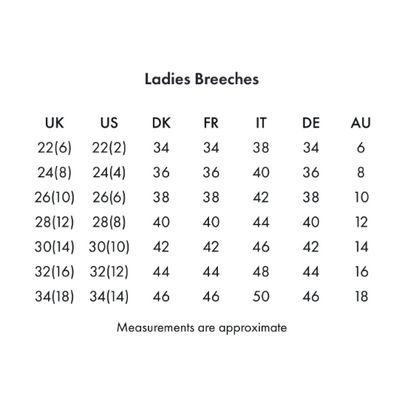 Ofena Womens Full Seat Riding Breeches