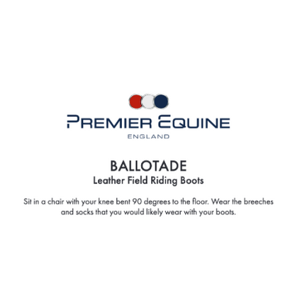 Ballotade Leather Field Tall Riding Boots