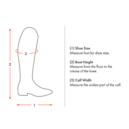 Ballotade Leather Field Tall Riding Boots