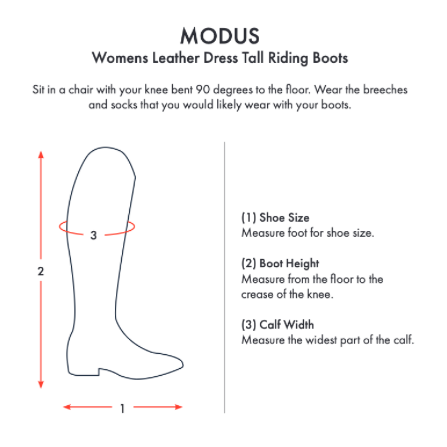 Modus Women's Leather Field Tall Riding Boots