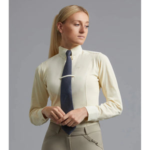 Tessa Ladies Short Sleeve Tie Shirt