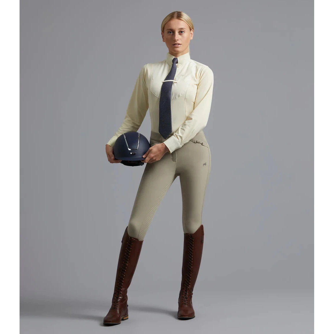 Tessa Ladies Short Sleeve Tie Shirt