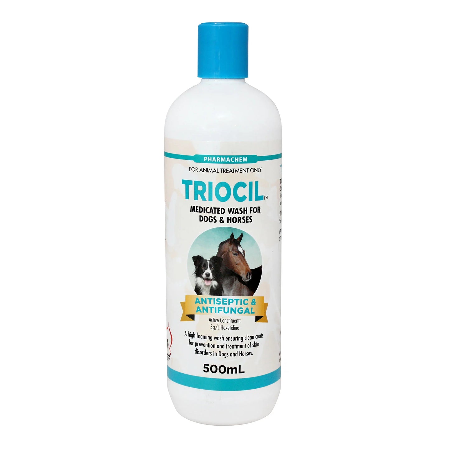Triocil Medicated Wash for Dogs & Horses - 500ml