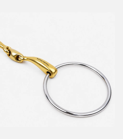 Aurion Large Loose Ring Double Jointed Snaffle with Lozenge