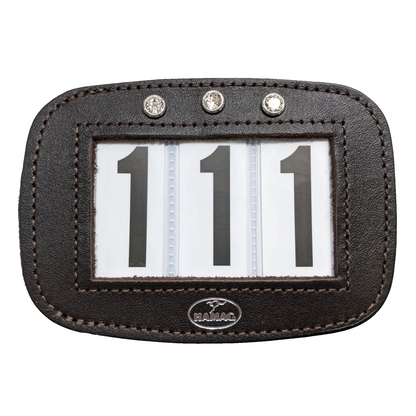 Leather Bridle Number Holders (Pair)