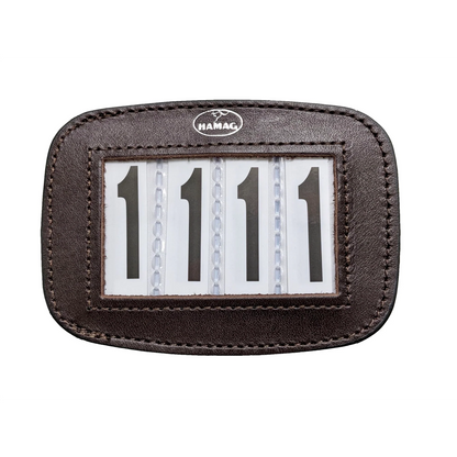 Leather Saddle Cloth Number Holders (Pair)