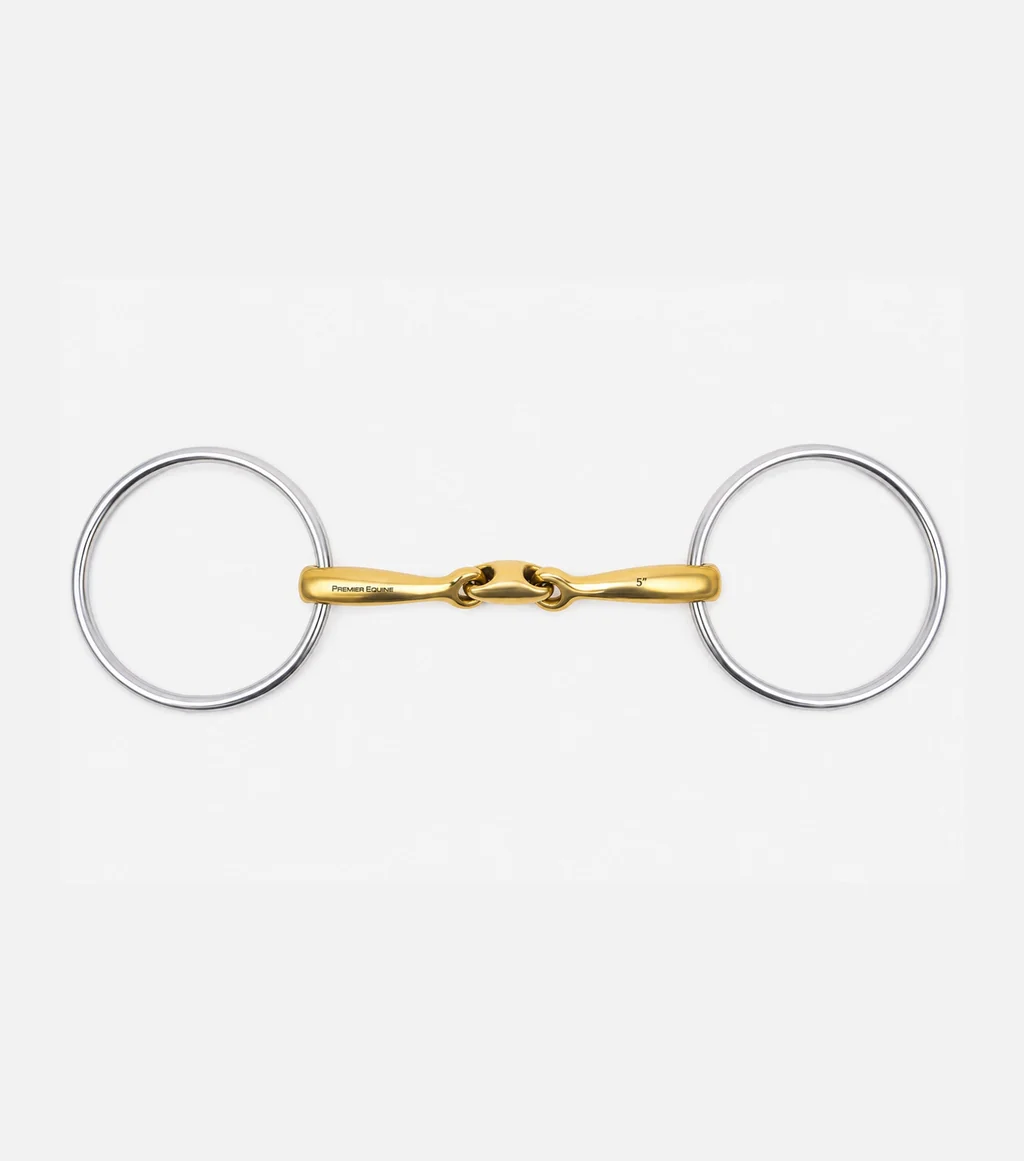 Aurion Large Loose Ring Double Jointed Snaffle with Lozenge