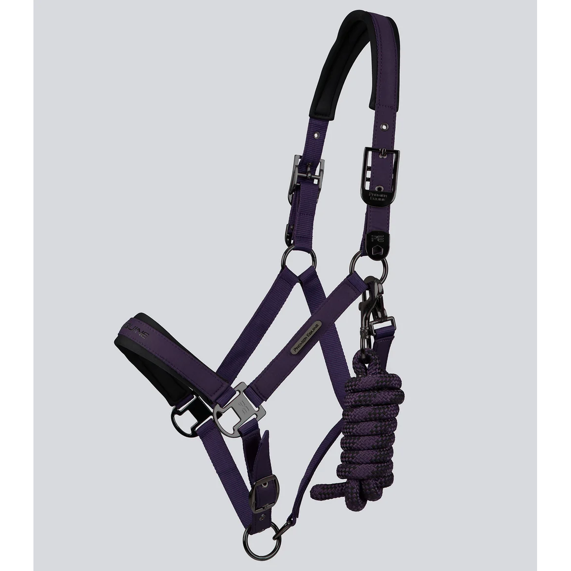 Duco Padded Head Collar with Lead Rope