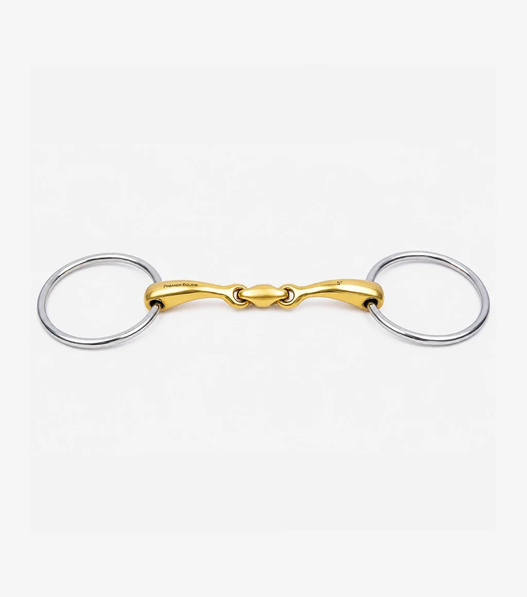 Aurion Loose Ring Double Jointed Snaffle with Lozenge