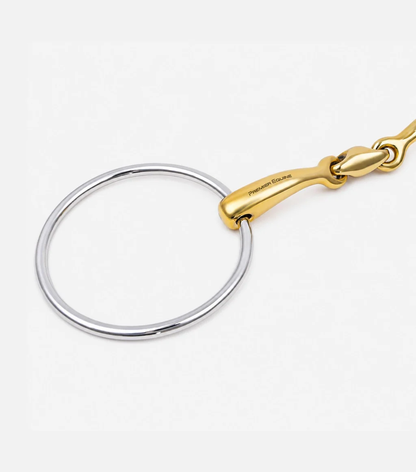 Aurion Large Loose Ring Double Jointed Snaffle with Lozenge