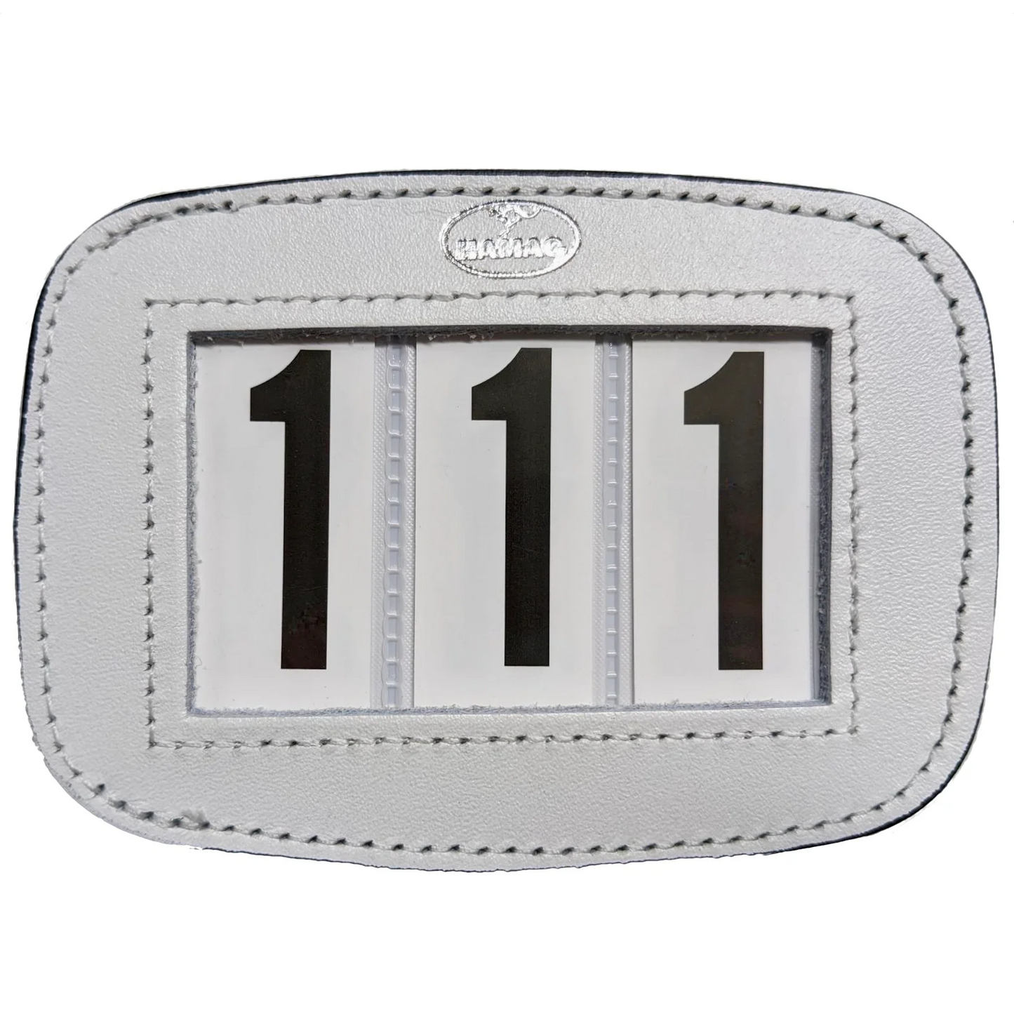 Leather Saddle Cloth Number Holders (Pair)