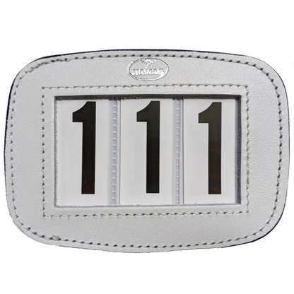 Leather Saddle Cloth Number Holders (Pair)