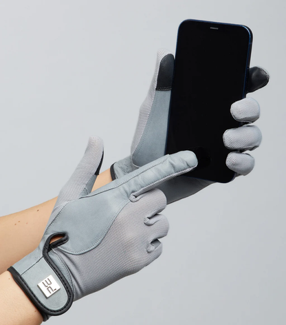 Bordoni Leather Mesh Riding Gloves