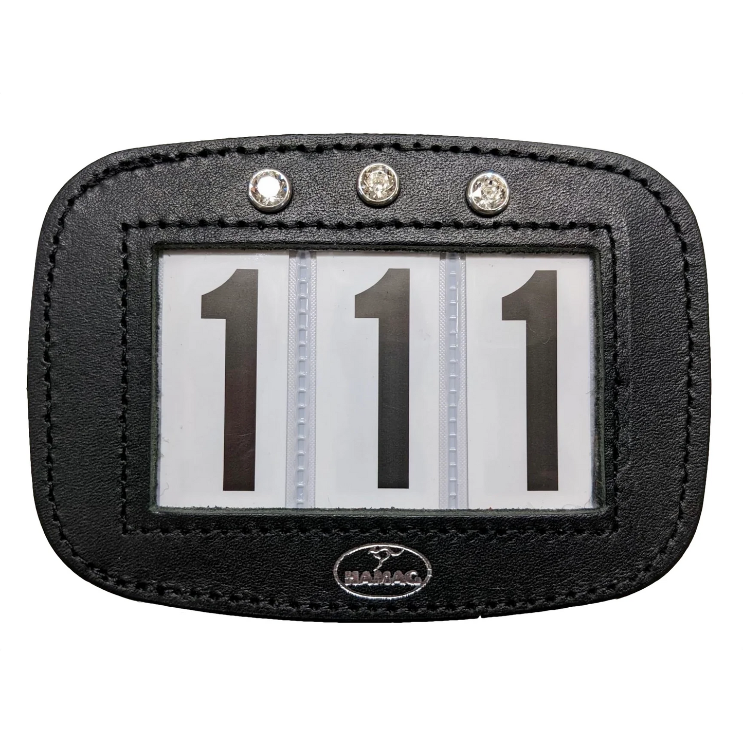 Leather Saddle Cloth Number Holders (Pair)