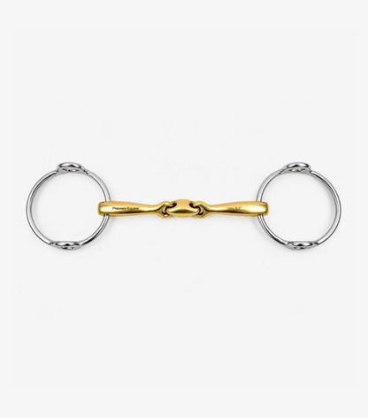 Aurion Loose Ring Gag Double Jointed with Lozenge