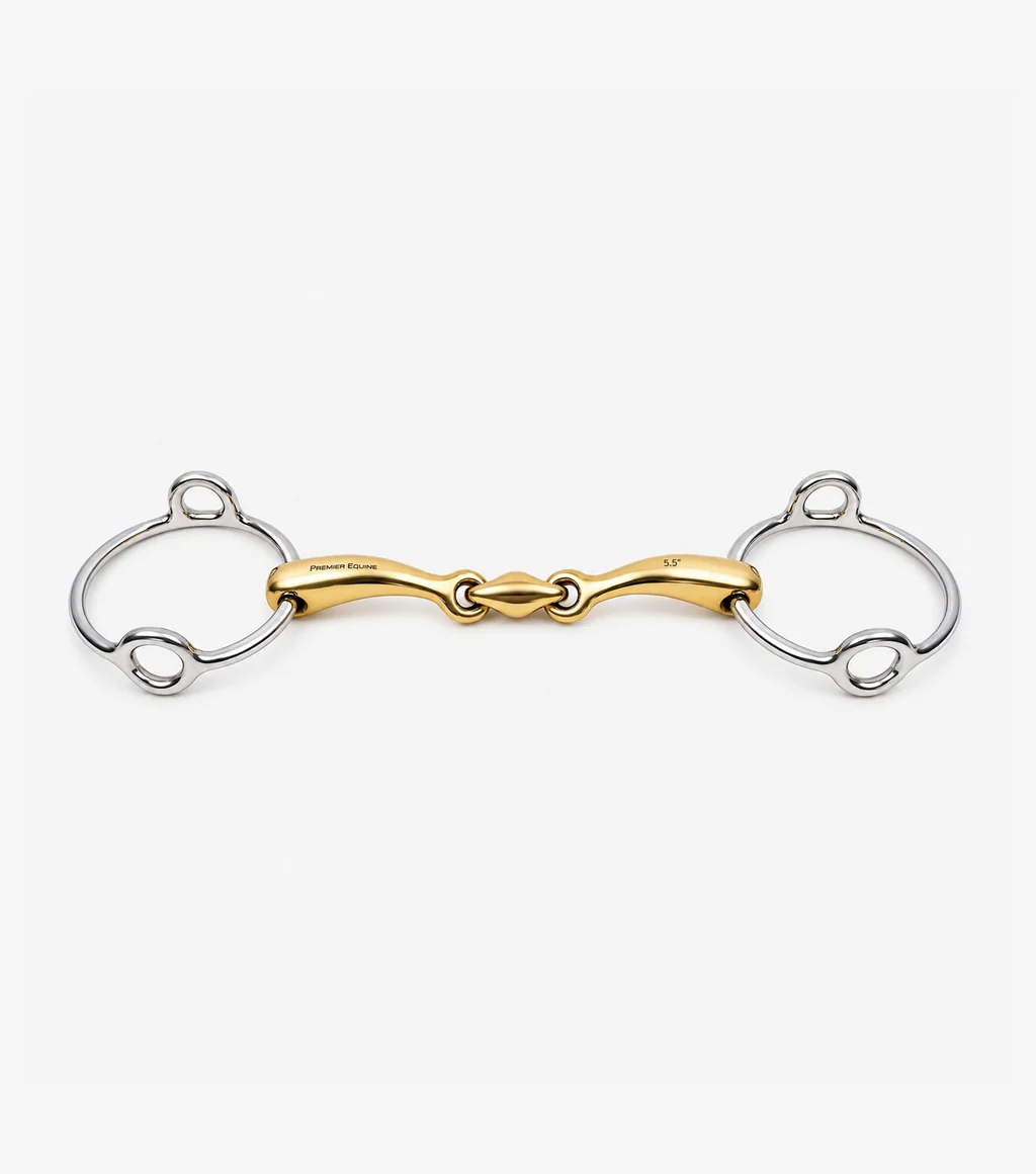 Aurion Loose Ring Gag Double Jointed with Lozenge