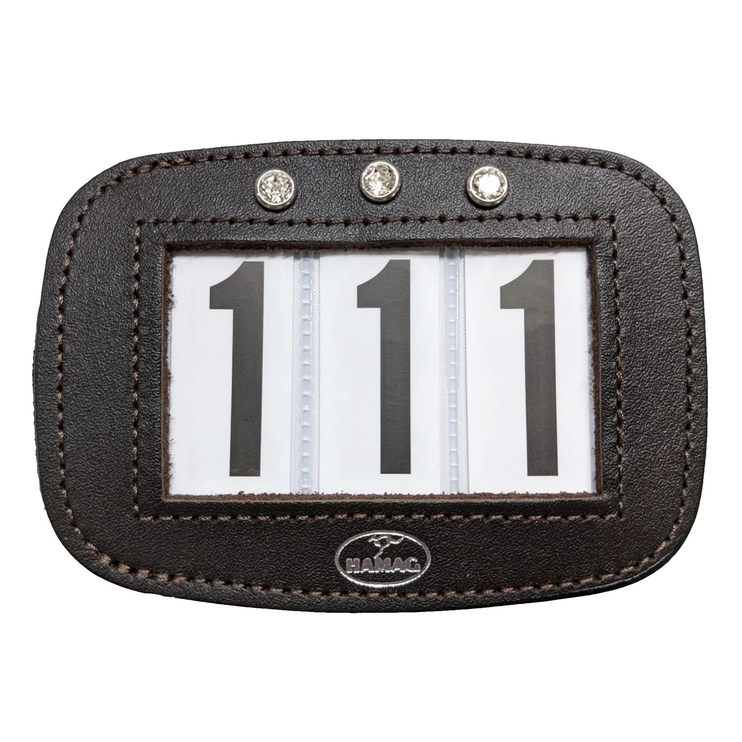 Leather Saddle Cloth Number Holders (Pair)