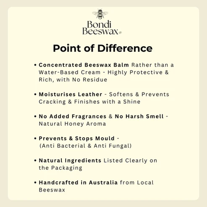 All Natural Beeswax Leather Conditioner 100g