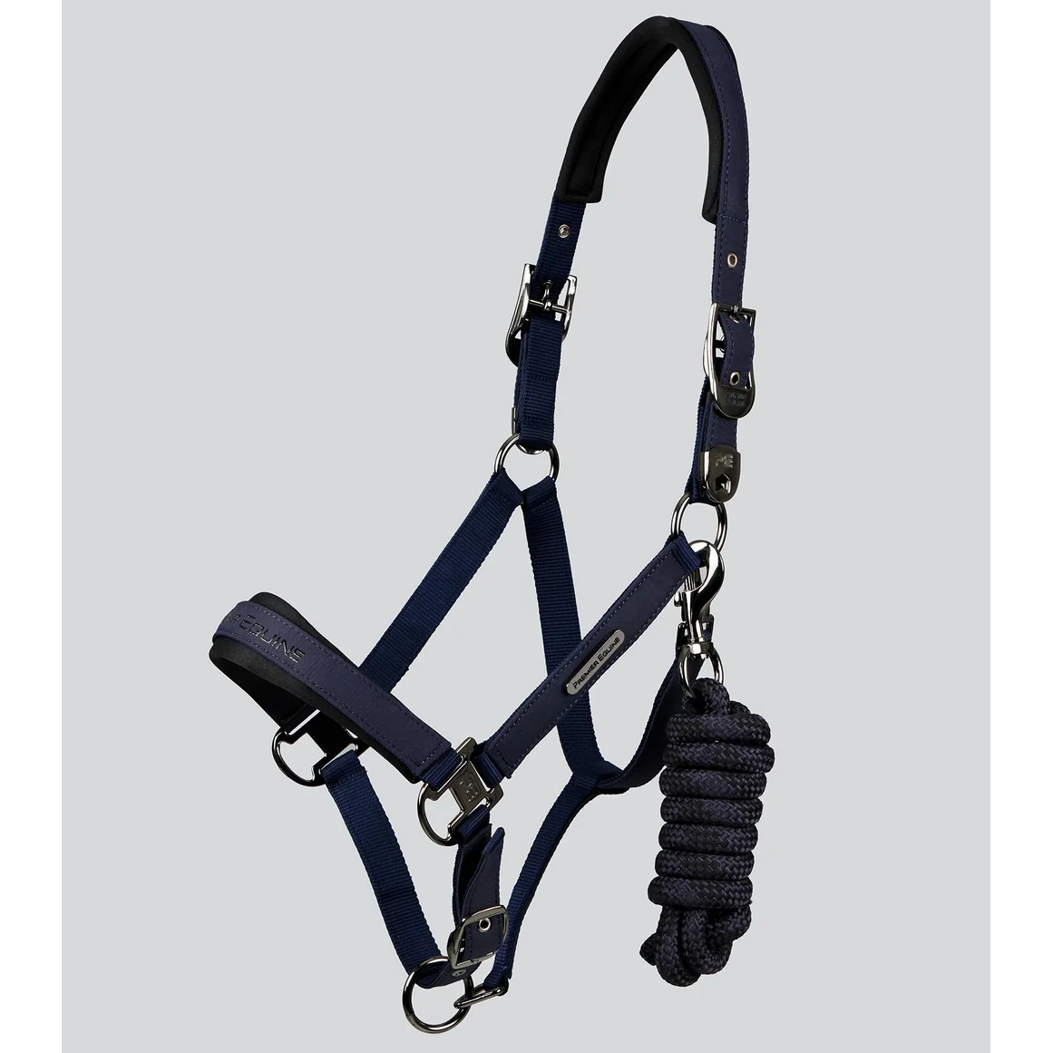 Duco Padded Head Collar with Lead Rope
