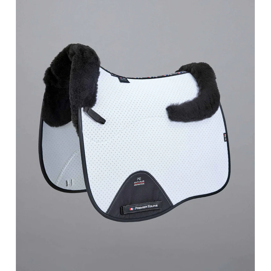 Close Contact Airtechnology Shockproof Wool Saddle Pad - Dressage Square